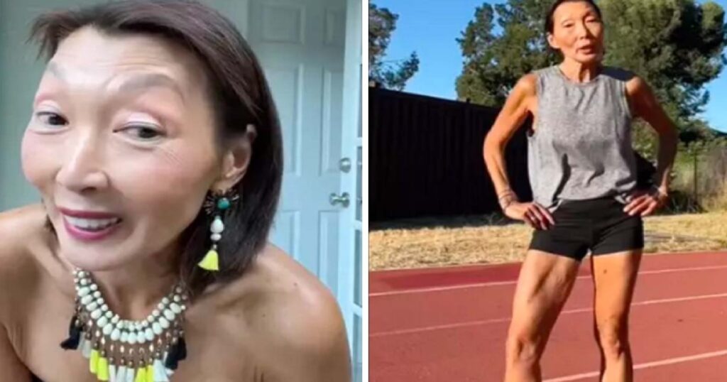 Den 63-åriga kvinnan känner sig som en 20-åring - nu avslöjar hon sin hemlighet