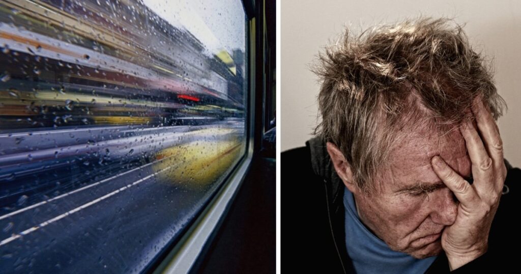 Gubben fick höra något på bussen - när han kommer hem gör han bort sig fullständigt