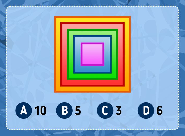 Kluringen: Hur många fyrkanter finns det i den här bilden?