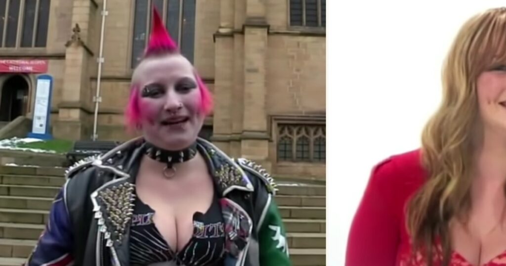 Punk-tjejen gjorde en total makeover och blev en naturlig skönhet